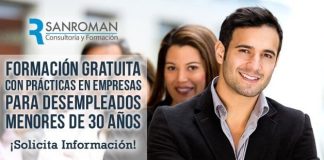 Cursos Gratuitos de Sanromán a Jóvenes Desempleados menores de 30 años