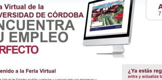 La Universidad de Córdoba organiza el 7 y el 8 de mayo la I Feria Virtual de Empleo con 32 empresas