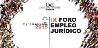 La Universidad Autónoma de Madrid celebra el IX Foro de Empleo Jurídico los próximos 11 y 12 de noviembre