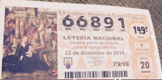 Estos son los ganadores del euro de lotería para el sorteo de Navidad, jugado por Portalparados