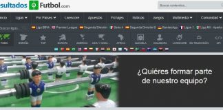 Oferta de empleo en Málaga para trabajar en la web Resultados de Fútbol