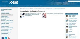 Convocadas oposiciones en el Servicio Riojano de Salud para nueve categorías profesionales Servicio Riojano Salud